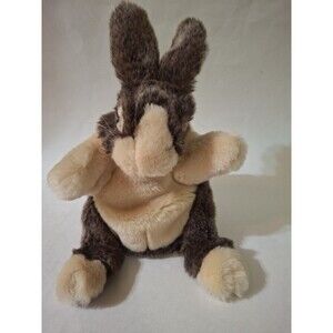 FOLKMANIS  Baby Dutch Bunny Puppet Rabbit Plush Toy 9"